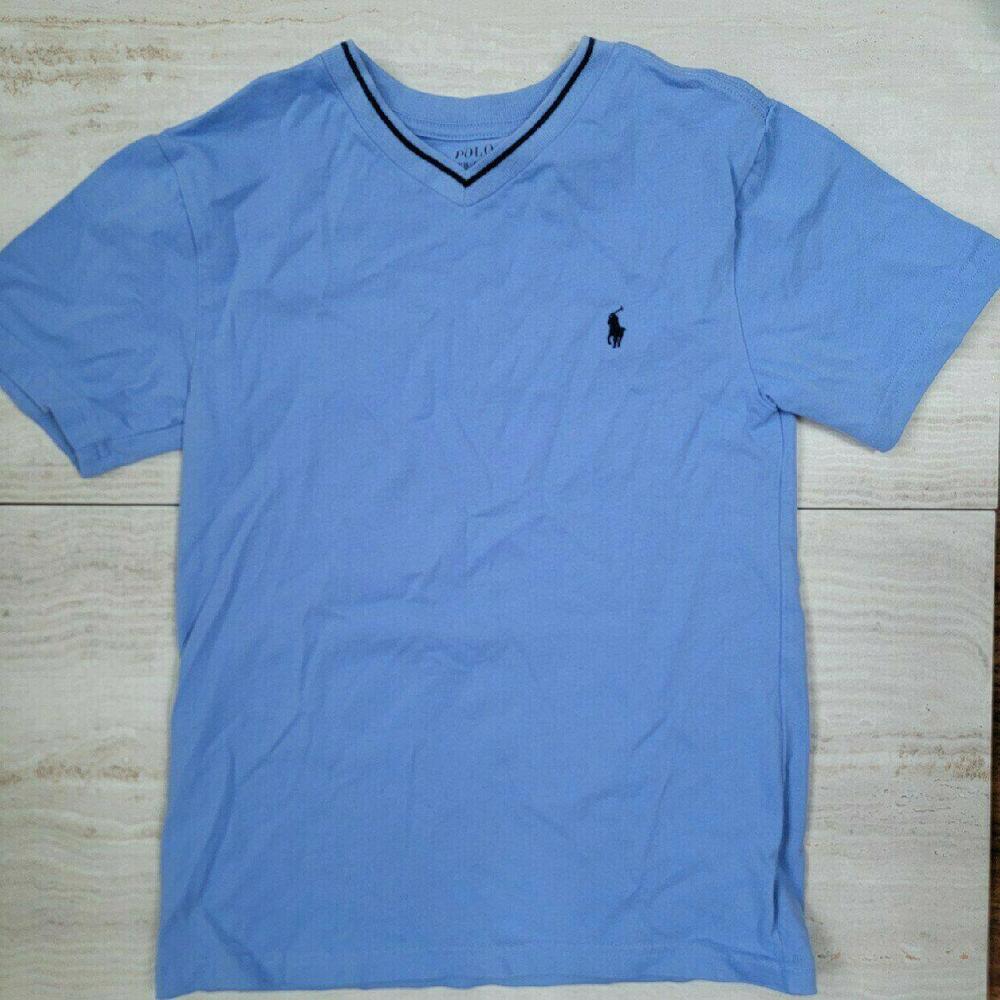 Polo Ralph Lauren Men's V-Neck T-Shirt - Sky Blue